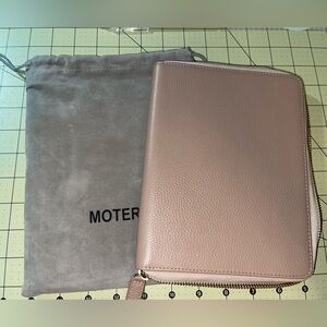 Moterm B6 zippered Leather Cover - Taupe